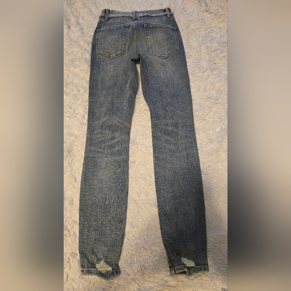 Good American Jeans Women's Color Blue Size O/25 - Picture 3 of 11